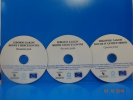 Fotografija CD-ova na koji su snimljeni zakoni