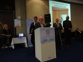 Snimak prisutnih na svečanoj akademiji povodom 70 godina postojanja i rada Udruženja slijepih u Sarajevu