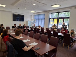 snimak učesnika sastanka i radionice Foruma slijepih žena KOO KS, u okviru projekta MyRight podrška koalicijama 